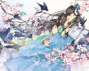 男生和女生拔萝卜